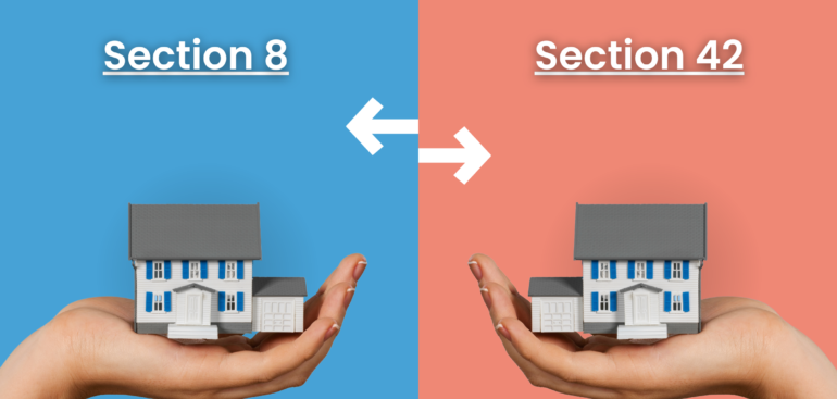 Section 8 and Section 42 Housing